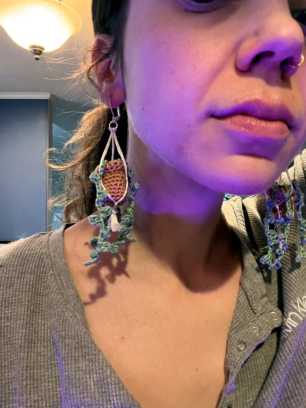 Hanging Plant Earrings