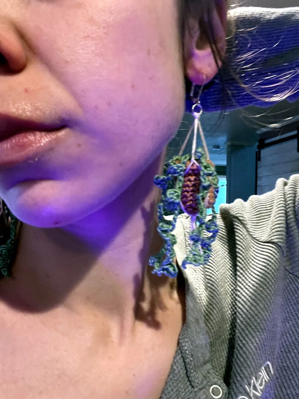 Hanging Plant Earrings, photo 2